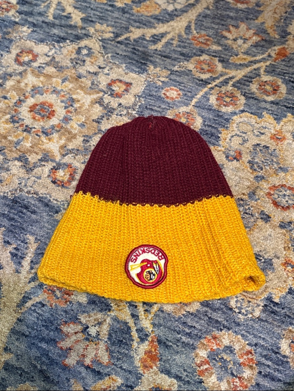 Kids Two-Tone VINTAGE Washington Redskins Beanie